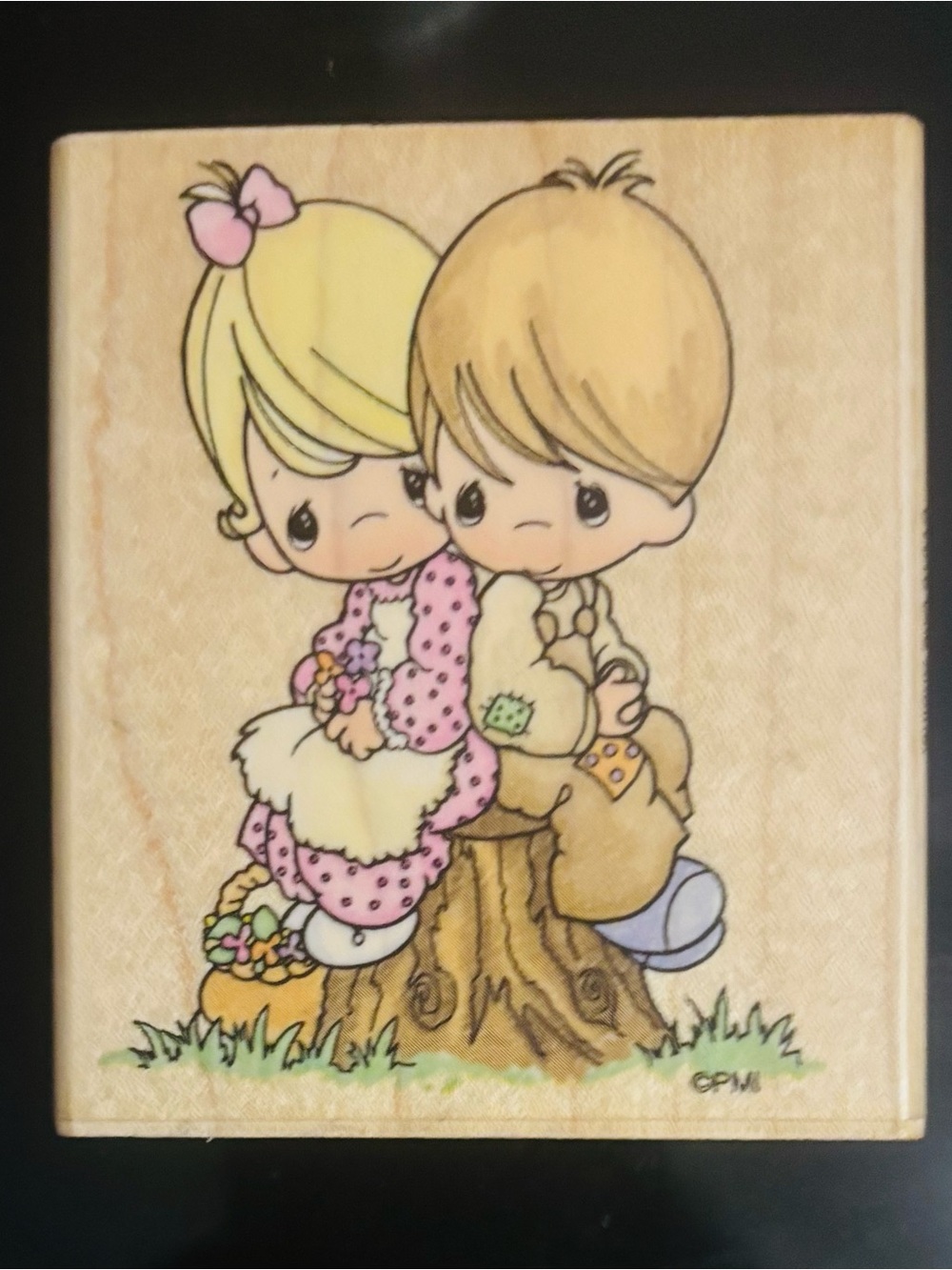 VINTAGE RARE Precious Moments "Love One Another" Stamp 1996 (30 Years)